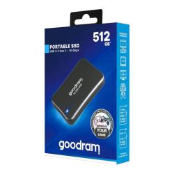 Dysk SSD zewnętrzny GOODRAM HL200 512GB USB 3.2 Type-C (520/500 MB/s) RETAIL