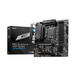 Płyta MSI PRO B760M-A WIFI /B760/DDR5/SATA3/M.2/USB3.2/WiFi/BT/PCIe4.0/s.1700/ATX