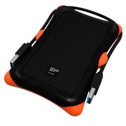 Dysk zewnętrzny HDD Silicon Power Armor A30 (1TB 2.5" USB 3.2 5400 obr/min Orange-Black SP010TBPHDA30S3K)