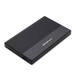 Obudowa/kieszeń Qoltec na dysk SSD HDD 2.5" | SATA | USB 3.0 | Super speed 5Gb/s | 2TB | Czarny