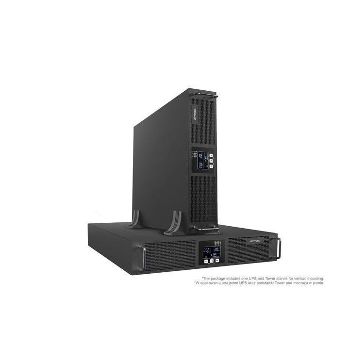 Zasilacz awaryjny UPS Rack Armac R/3000I/PF1 On-Line 3000VA 8X IEC C13 USB-B LCD metalowa obudowa