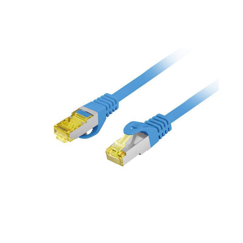 Patchcord Lanberg FTP kat.6A 2m LSZH CU fluke passed niebieski