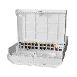 Switch zarządzalny MikroTik CRS318-16P-2S+OUT netPower...