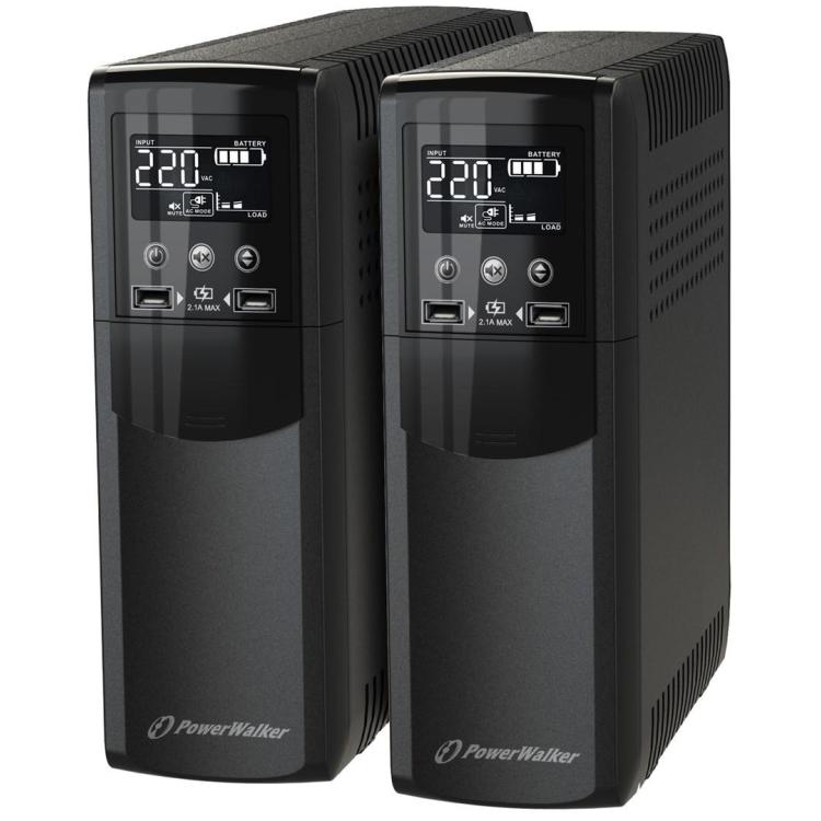 Zasilacz awaryjny UPS POWER WALKER VI 600 CSW FR (Desktop 600VA)