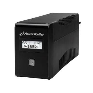 POWER WALKER UPS LINE-IN VI 650 LCD 650VA 2X SCHUKO,...