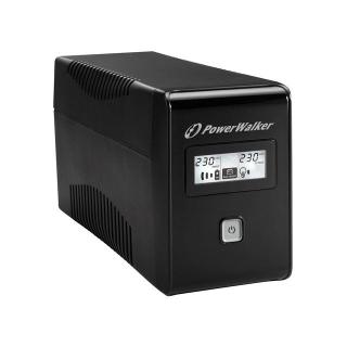 POWER WALKER UPS LINE-IN VI 650 LCD 650VA 2X SCHUKO, RJ11, USB, LCD