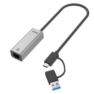 Adapter USB-A/C 3.1 GEN1 RJ45 2,5 Gbps U1313C