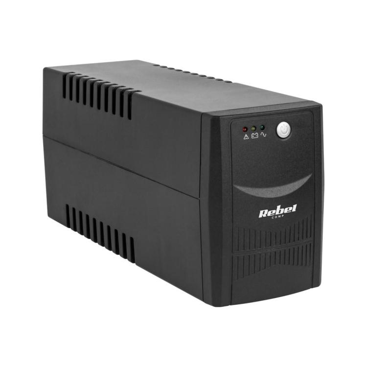 Zasilacz awaryjny UPS REBEL model Micropower 600 ( offline, 600VA / 360W , 230 V , 50Hz )