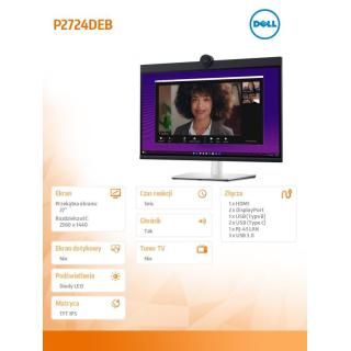 Monitor P2724DEB 27 cali LED IPS QHD...