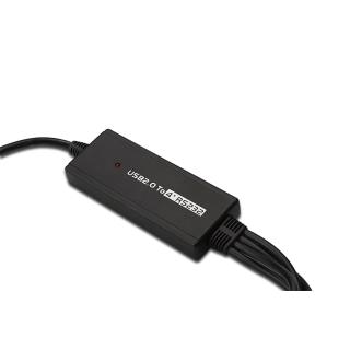 Konwerter/Adapter USB 2.0 do 4x RS232 (DB9)z kablem USB A...