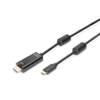 Kabel USB C/HDMI M/M czarny 2m USB 3.1 Gen.2 SuperSpeed+...