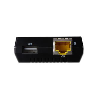 DIGITUS WIELOFUNKCYJNY SERWER WYDRUKU/PRINT SERVER 1XUSB 2.0 HUB SIECIOWY, NAS, 1X RJ45, LAN 10/100MBPS DN-13020