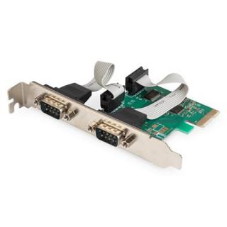 Kontroler RS232 PCI Express 2xDB9Low Profile, Chipset:...