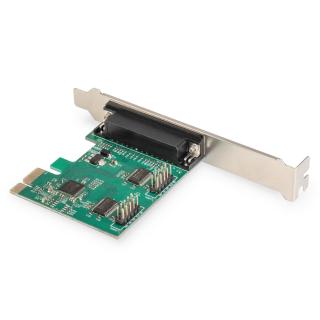 Kontroler LPT/RS232 PCI Express 1xDB25 2xDB9Low Profile, Chipset: ASIX99100