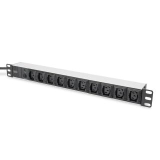 Listwa zasilająca PDU 19" Rack, 10x gniazdo C13, 2.0m, 1x...