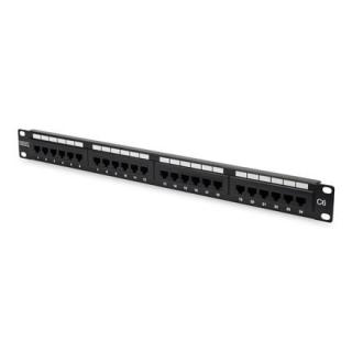 Panel krosowy 19'' 24x RJ45, LSA pion, kat.6,...