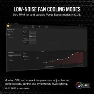 Korsarz | Chłodzenie procesora cieczą | iCUE H115i RGB ELITE | Intel, AMD