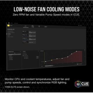 CORSAIR iCUE H100i ELITE RGB Chłodzenie procesora cieczą Corsair