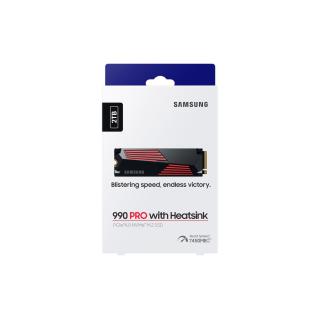 SSD PCIE G4 M.2 NVME 2TB W/HS/990 PRO MZ-V9P2T0GW SAMSUNG