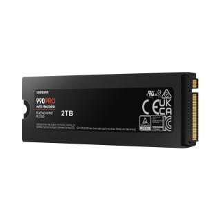 SSD PCIE G4 M.2 NVME 2TB W/HS/990 PRO MZ-V9P2T0GW SAMSUNG