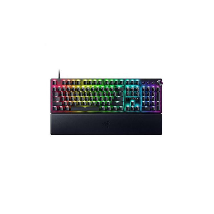 Razer | Huntsman V3 Pro | Klawiatura do gier | Przewodowe | Stany Zjednoczone | Czarny | Analogowy optyczny