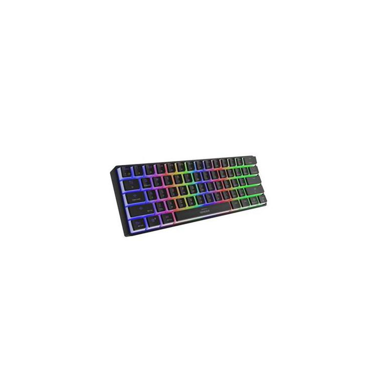 Genesis THOR 660 RGB Klawiatura do gier Światło LED RGB US Bezprzewodowe/przewodowe 1,5 m Połączenie bezprzewodowe Gateron Red