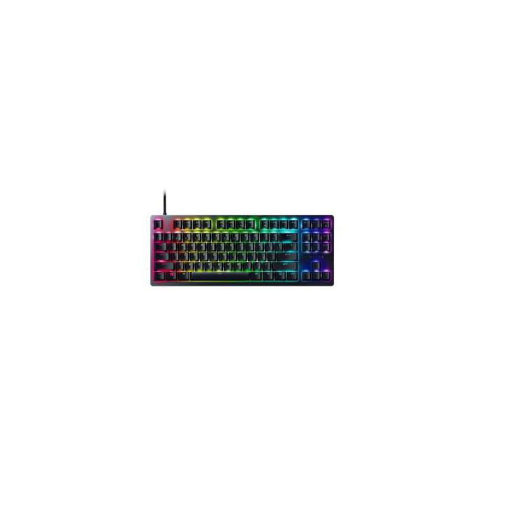 Razer Huntsman V2 TKL Opyczna klawiatura do gier Klawiatura do gier Konfigurowalne podświetlenie Razer Chroma RGB z 16,8