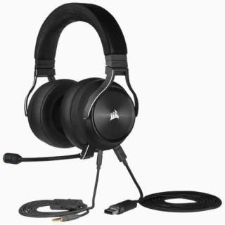 Corsair High-Fidelity Gaming Headset VIRTUOSO RGB WIRELESS XT Wireless/Wired Over-Ear Wireless Black