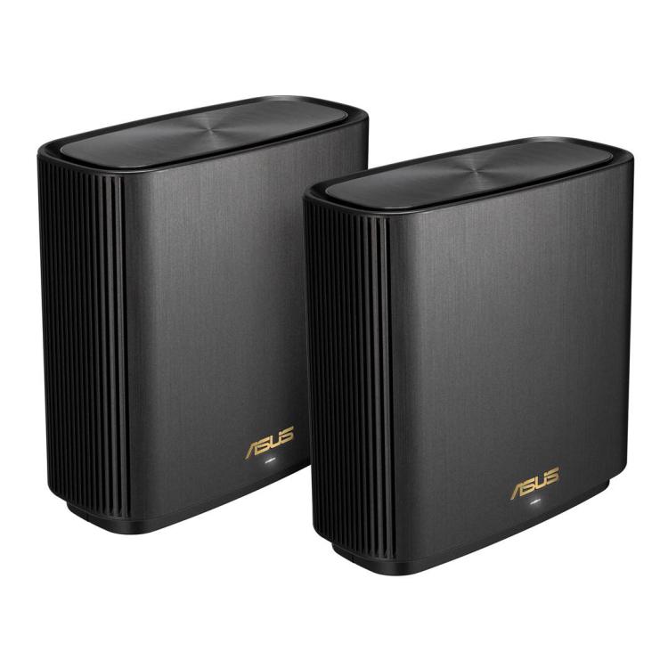 ZenWiFi XT9 - AX7800 Whole-Home Tri-band Mesh WiFi 6 System (Black - 2 Pack)