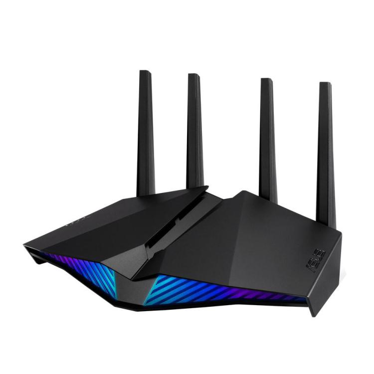 Asus | Router | RT-AX82U | 802.11ax | 574 + 4804 Mbit/s | 10/100/1000 Mbit/s | Porty Ethernet LAN (RJ-45) 4 | Obsługa siatki: