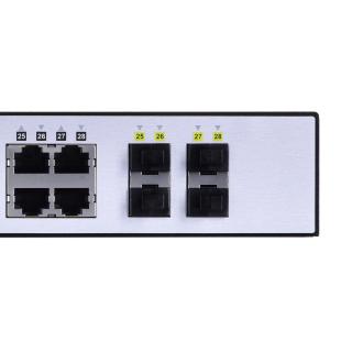 D-Link | 28-portowy gigabitowy inteligentny zarządzalny przełącznik PoE | DGS-1210-28P | Zarządzane L2+ | Komputery stacjonarne