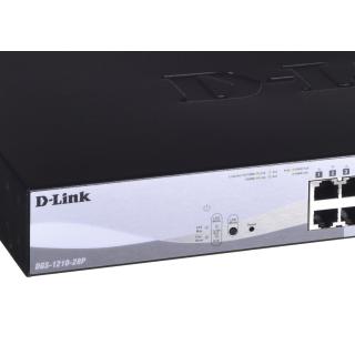 D-Link | 28-portowy gigabitowy inteligentny zarządzalny przełącznik PoE | DGS-1210-28P | Zarządzane L2+ | Komputery stacjonarne