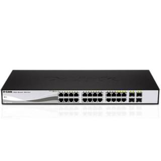 D-LINK DGS-1210-20, Gigabitowy inteligentny przełącznik z 16 portami 10/100/1000Base-T i 4 portami Gigabit MiniGBIC (SFP),