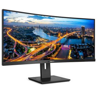 Philips B Line 345B1C/00 monitor komputerowy 86,4 cm (34") 3440 x 1440 px Quad HD LCD Czarny