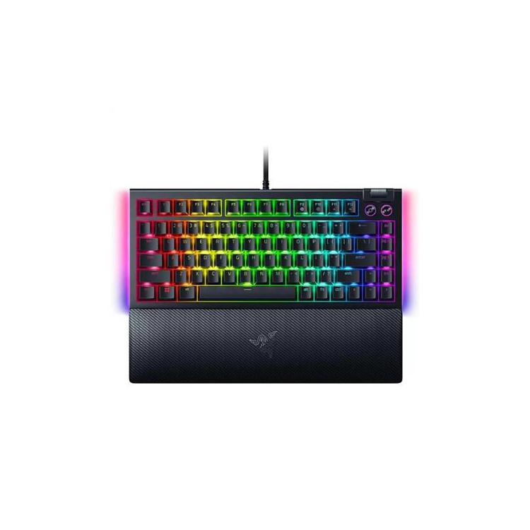 Razer | Czarna Wdowa V4 75% | Mechaniczna klawiatura do gier | Przewodowe | Stany Zjednoczone | Czarny