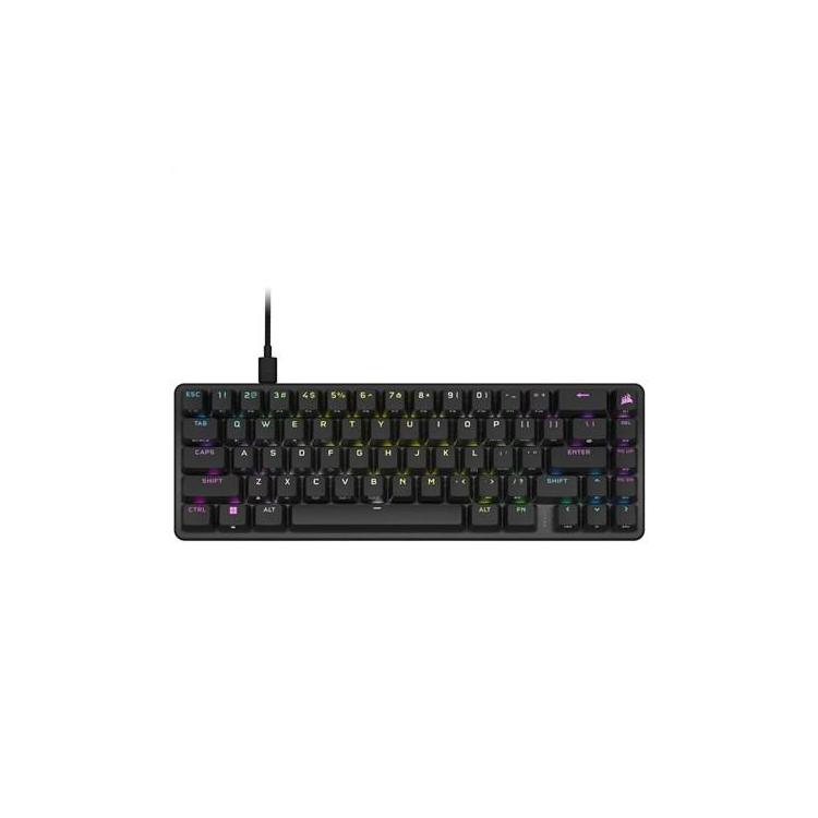 Korsarz | Czarny | K65 PRO MINI RGB | Mechaniczna klawiatura do gier | Przewodowe | NA | USB typu A | 600 g | OPX