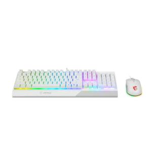 KEYBOARD +MOUSE/VIGOR GK30 COMBO WHITE US MSI