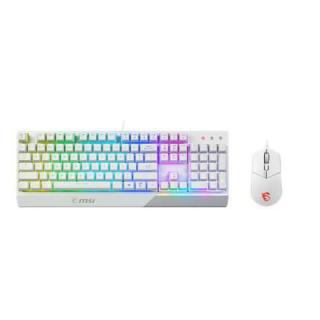 KEYBOARD +MOUSE/VIGOR GK30 COMBO WHITE US MSI