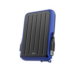 Dysk zewnętrzny HDD Silicon Power Armor A66 (4TB 2,5" USB 3.2 Blue SP040TBPHD66LS3B)