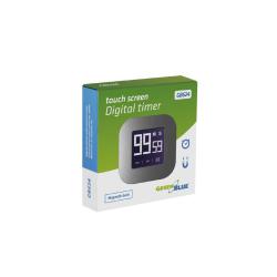 Timer cyfrowy GreenBlue GB524 stoper minutnik magnetyczny z dotykowym ekranem