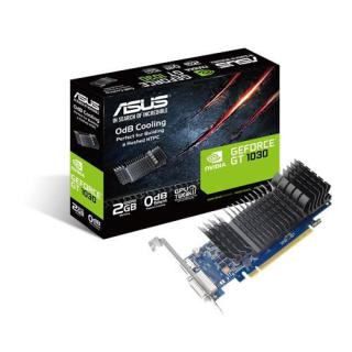 Asus GT1030-SL-2G-BRK NVIDIA 2 GB GeForce GT 1030 GDDR5 PCI Express 3.0 Processor frequency 1506 MHz DVI-D ports quantity 1 HDMI