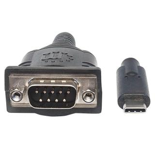 Adapter Manhattan USB-C na RS232/COM/DB9