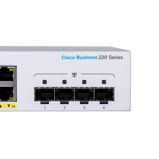 CBS220 SMART 24-PORT GE POE/4X1G SFP