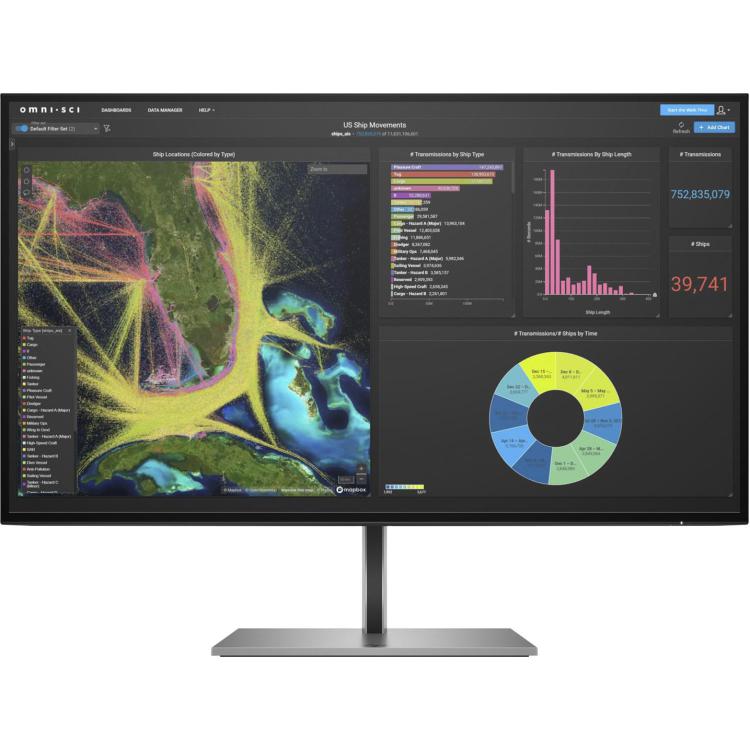 HP Z27k G3 68,6 cm (27") 3840 x 2160 px 4K monitor Ultra HD Srebrny