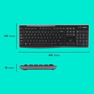 KLAWIATURA WRL COMBO MK270 ENG DESKTOP 920-004508 LOGITECH