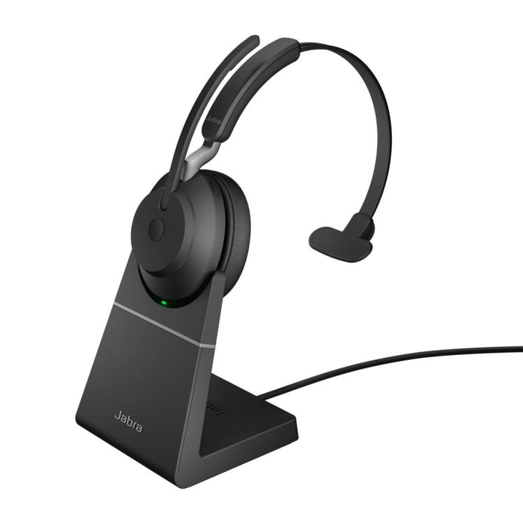 Jabra Evolve2 65, Link380c UC Mono Stand Black