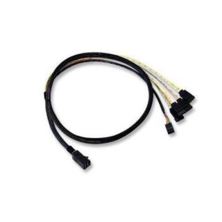 Broadcom L5-00221-00 kabel SAS 1 m Czarny