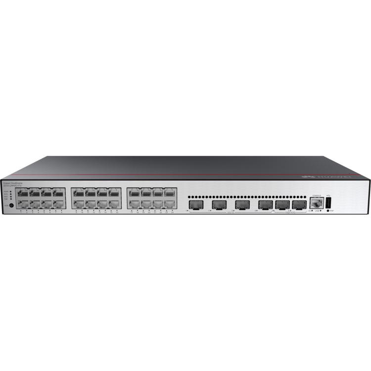 Huawei Switch S5735-L24P4XE-A-V2 (24GE ports, 410GE SFP+ ports, 212GE stack ports, PoE+, AC power) + license L-MLIC-S57L