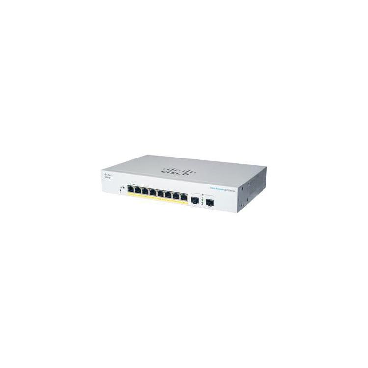 CBS220 SMART 8-PORT GE POE EXT/PS 2X1G SFP