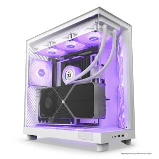 NZXT H6 Flow RGB Midi-Tower - Biały